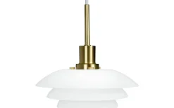 DL20 Fönsterlampa 20cm Opal/Mässing