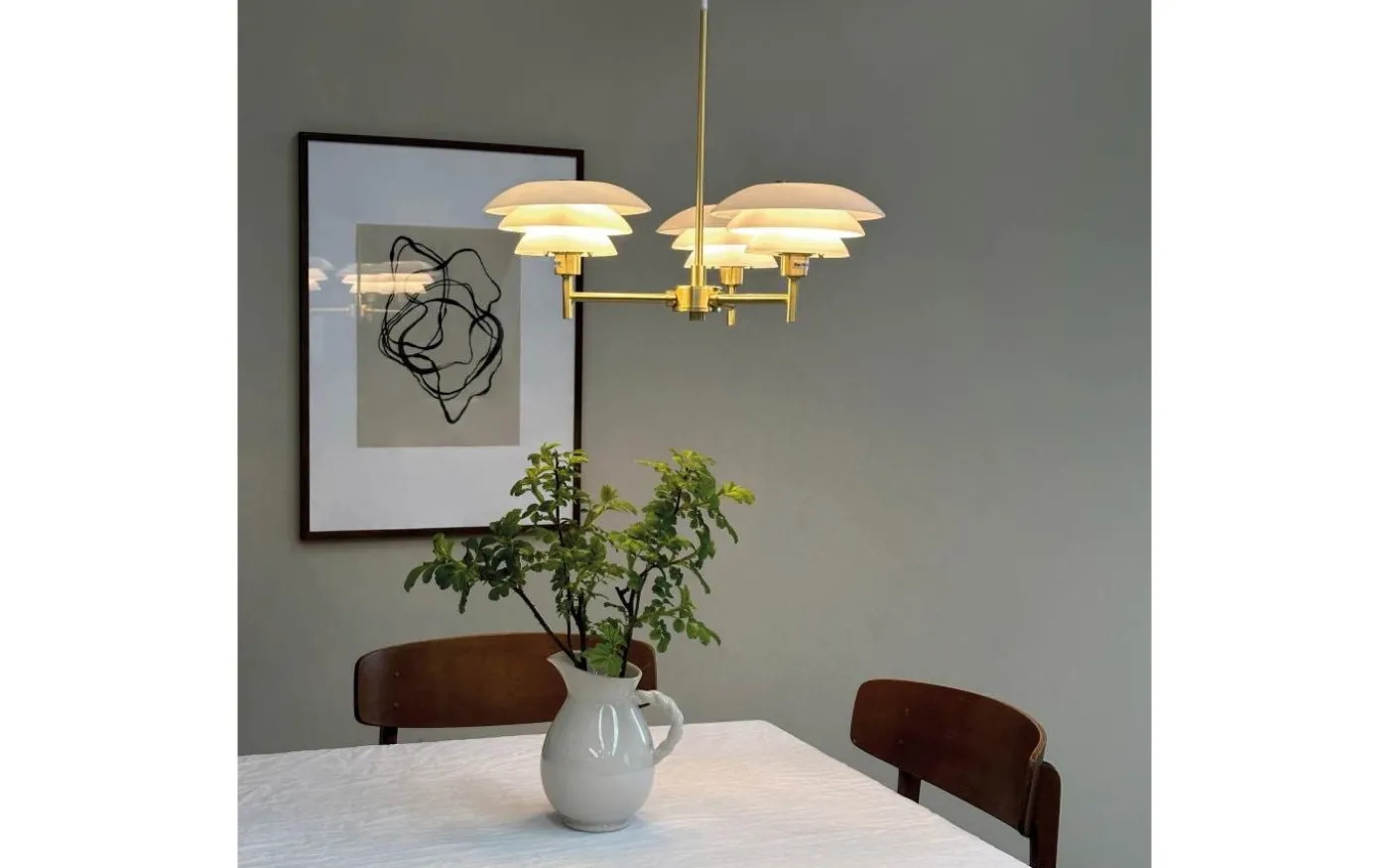 DL20 Takkrona 50cm Mässing