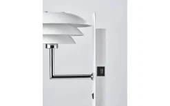 DL20 Vägglampa USB Vit/Krom