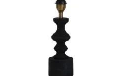 Domino Lampfot 34cm Antik Svart