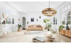 Dondarrion Taklampa 50cm Natur/Svart