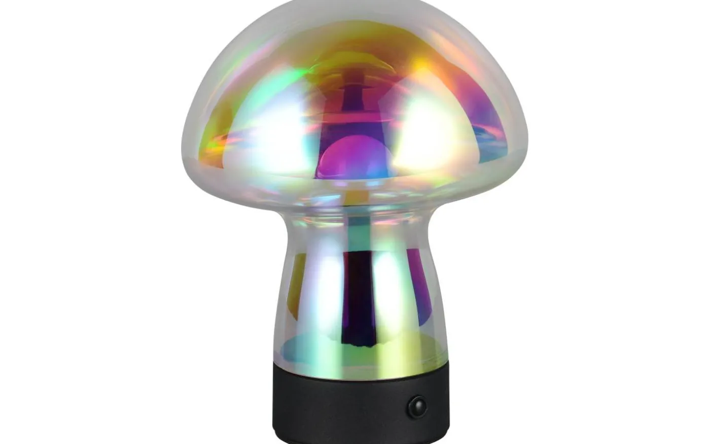 Dooley Bordslampa LED transparent, skimrande, uppladdningsbar