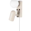 Doppio Vägglampa Beige