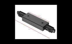 Double Skarv Med Anslutning Link Svart