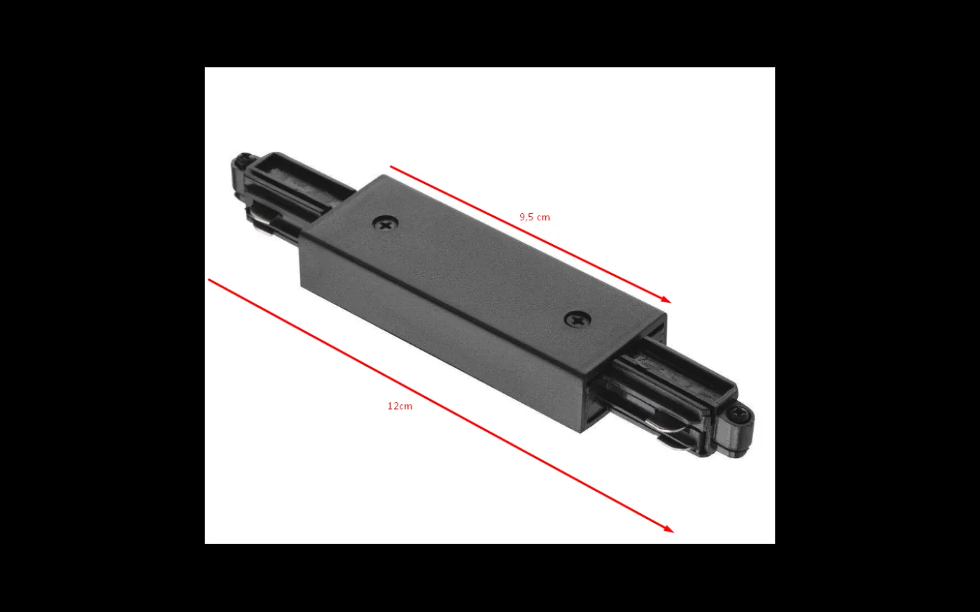 Double Skarv Med Anslutning Link Svart