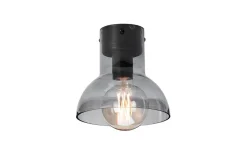 Down Plafond 19cm Svart/Rök