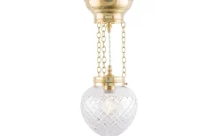 Droppskärm 100/190 - Klart rutslipat kristallglas