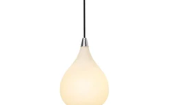 Drops Fönsterlampa Ø17cm Opal/Krom