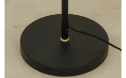 Dublin Golvlampa 140cm Svart/Matt Mässing