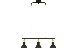 Dublin Taklampa 76cm Svart/Matt Mässing