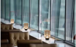 Earl Bordslampa LED matt svart/bärnstensfärgad uppladdningsbar