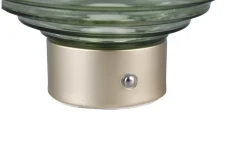 Earl Bordslampa LED matt mässing/grön uppladdningsbar