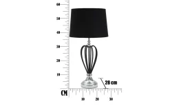 Echo Bordslampa 56cm Silver