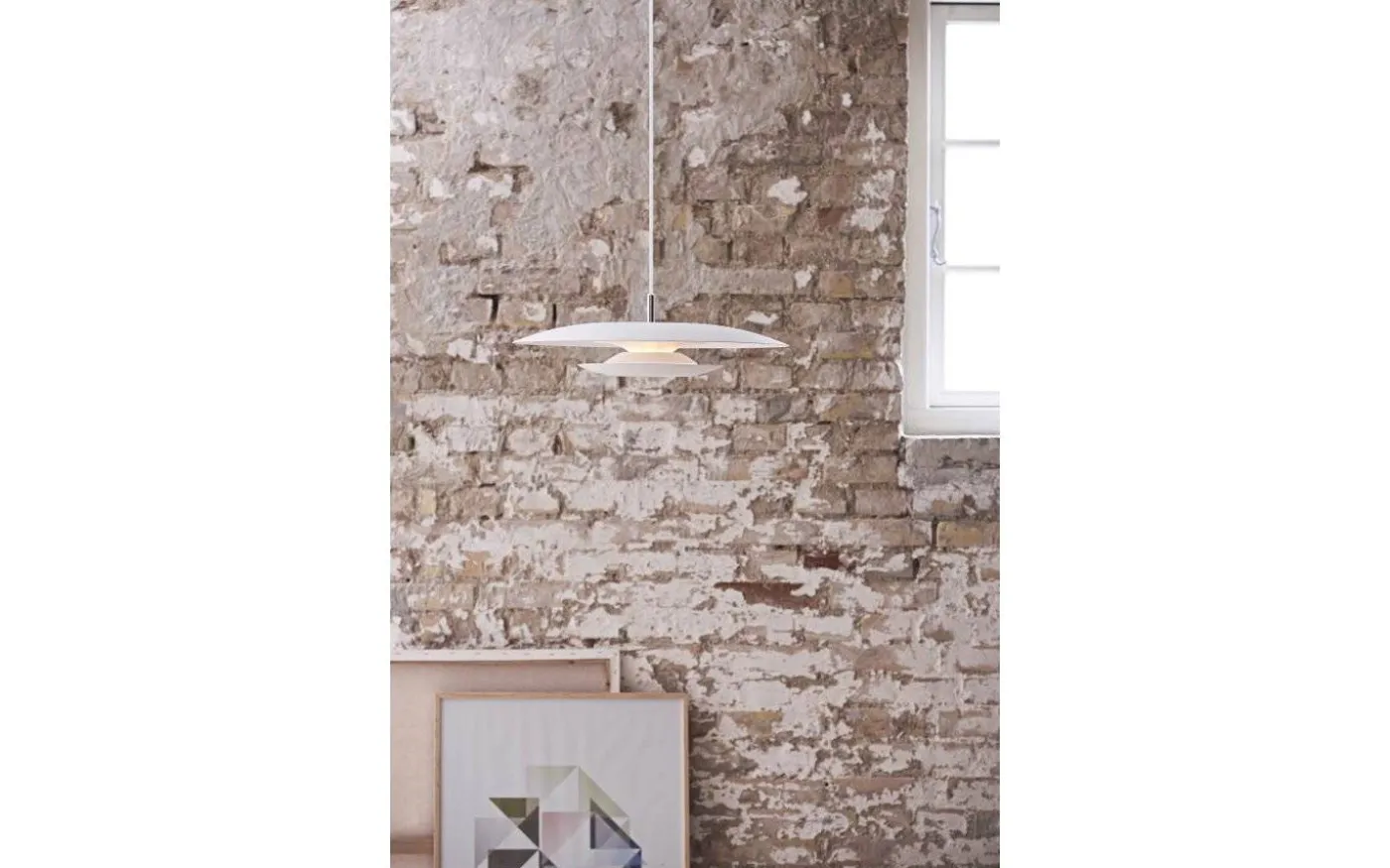 Eclipse Taklampa 48cm Vit