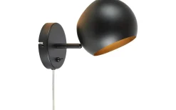 Edgar Vägglampa Svart