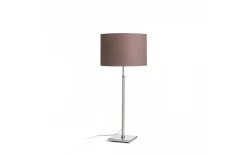 Edika Bordslampa 80cm Brun/Matt nickel