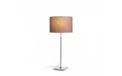 Edika Bordslampa 80cm Brun/Matt nickel