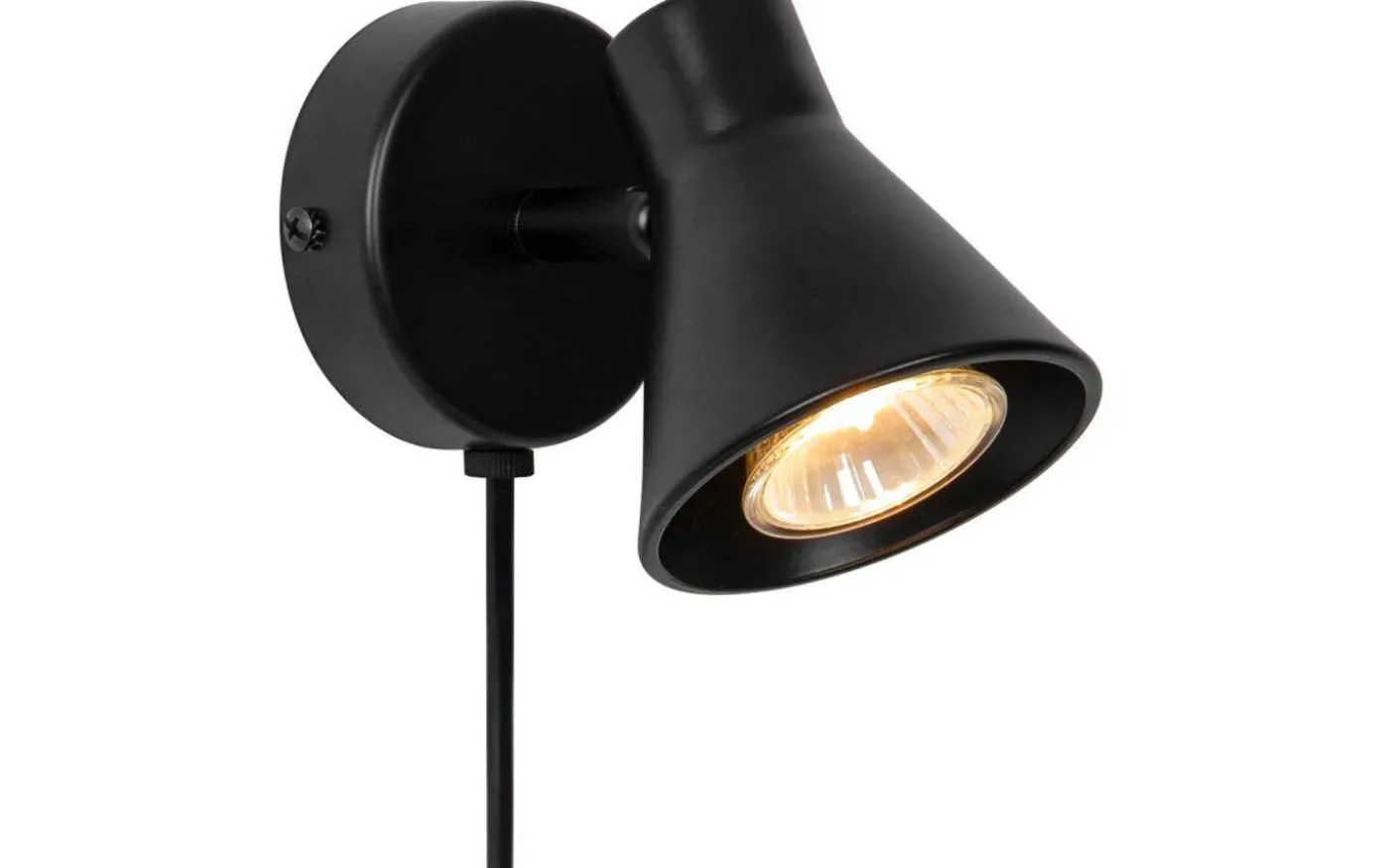 Eik Vägglampa Svart