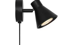 Eik Vägglampa Svart