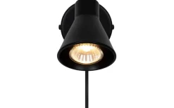 Eik Vägglampa Svart