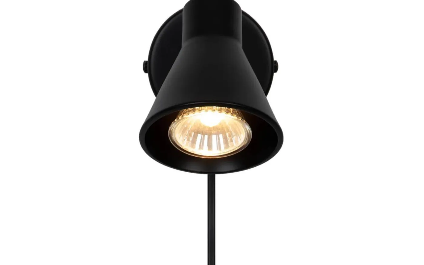 Eik Vägglampa Svart