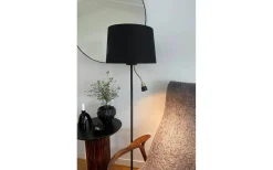 Eketorp Golvlampa 145cm E27+LED 5W 3000K Svart