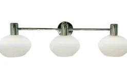 Elba Vägglampa Krom/Opalvit IP44