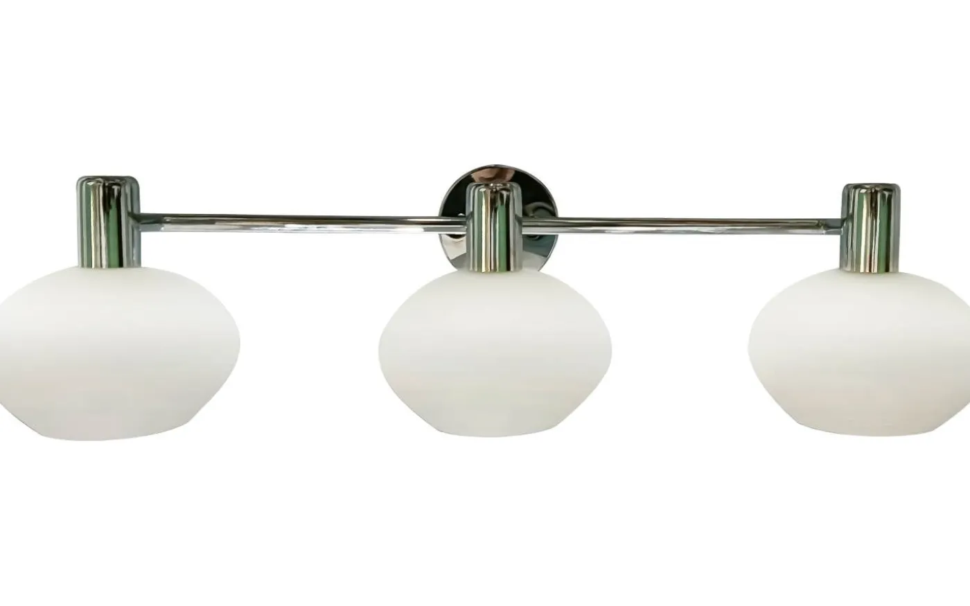 Elba Vägglampa Krom/Opalvit IP44