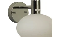 Elba Vägglampa Krom/Opalvit IP44