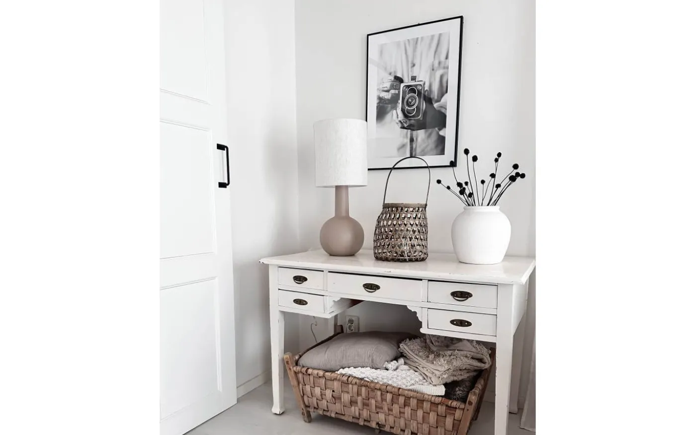 Eleana Bordslampa 74cm Brun