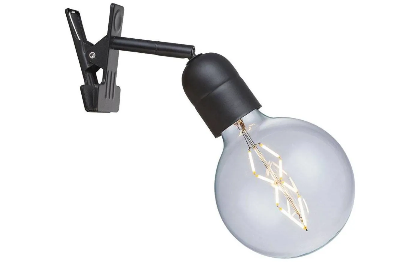 Elegance Klämlampa Svart