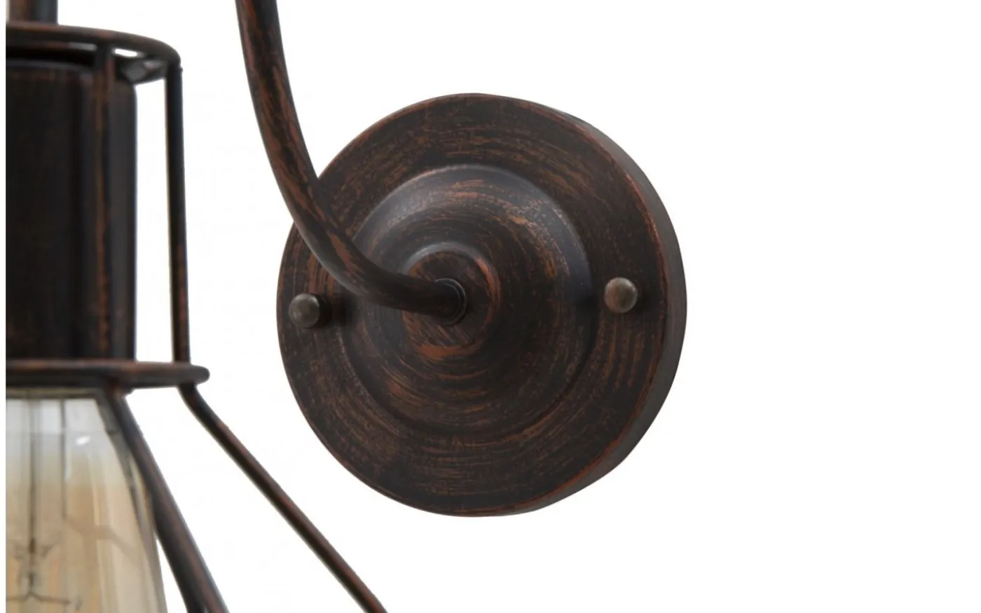 Elegante Vägglampa 30cm Brun