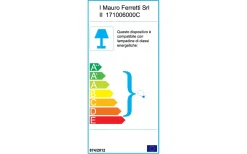 Elegante Vägglampa 30cm Brun