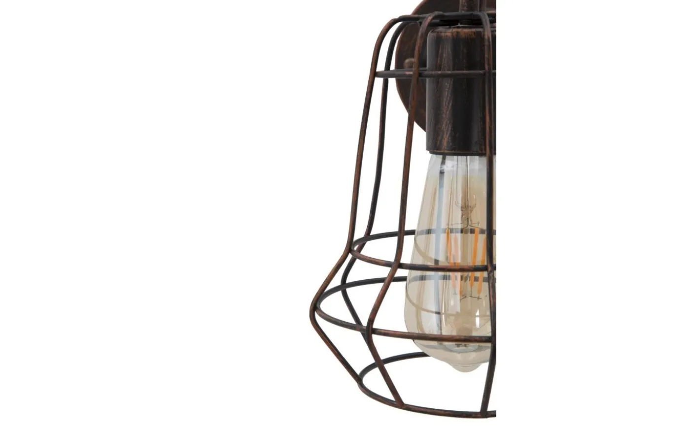 Elegante Vägglampa 27,5cm Brun