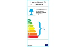 Elegante Vägglampa 27,5cm Brun