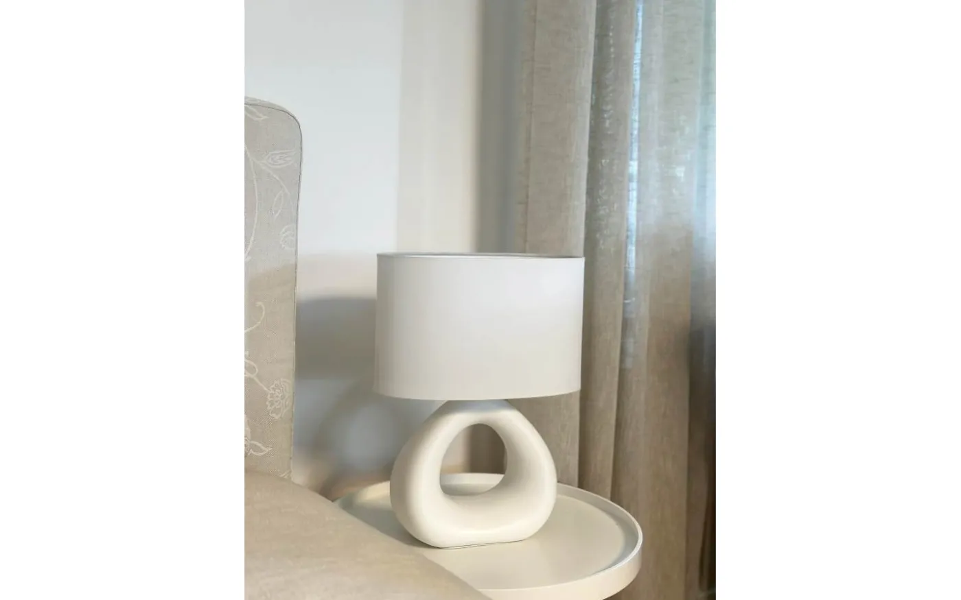 Eleni Bordslampa 35cm Naturvit