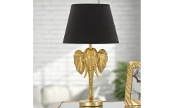 Elephant Bordslampa Elefant 59cm Guld/Svart