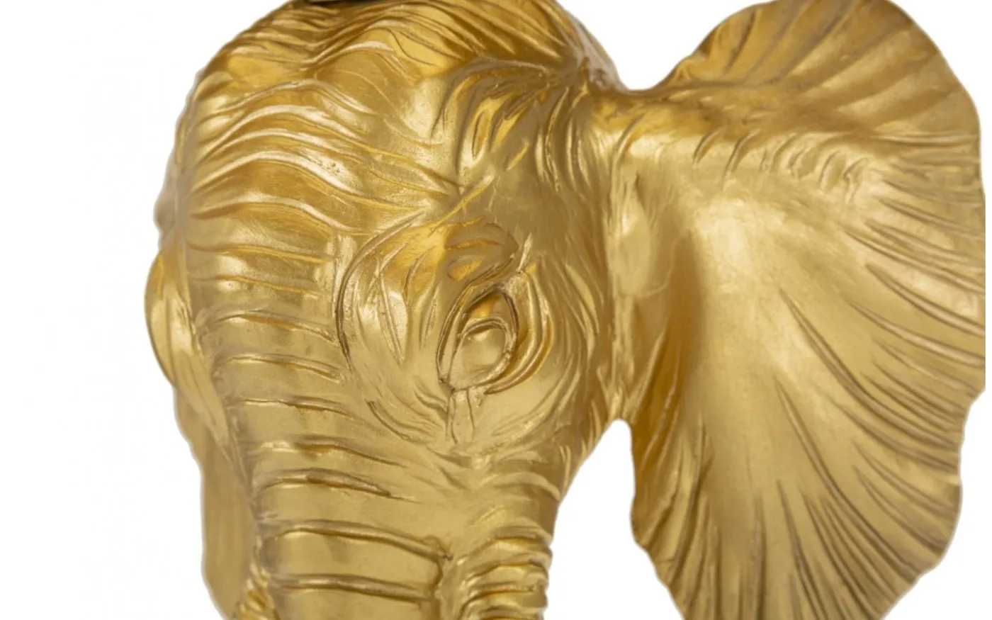 Elephant Bordslampa Elefant 59cm Guld/Svart