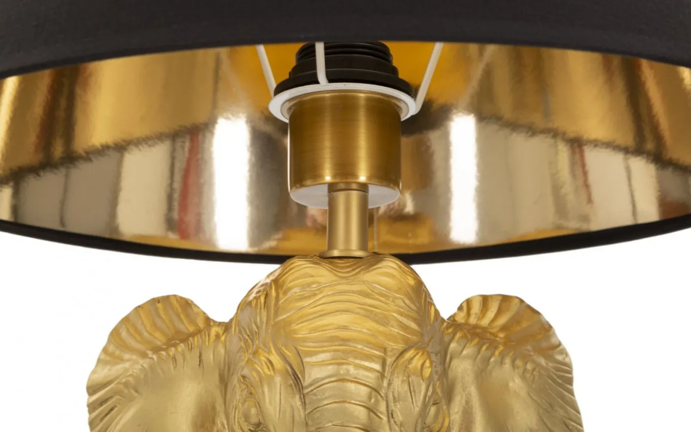 Elephant Golvlampa Elefant 164cm Guld/Svart