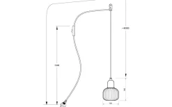 Elin Fönsterlampa 10cm Mässing/Opal