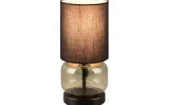 Elio Bordslampa E27 matt svart/grön