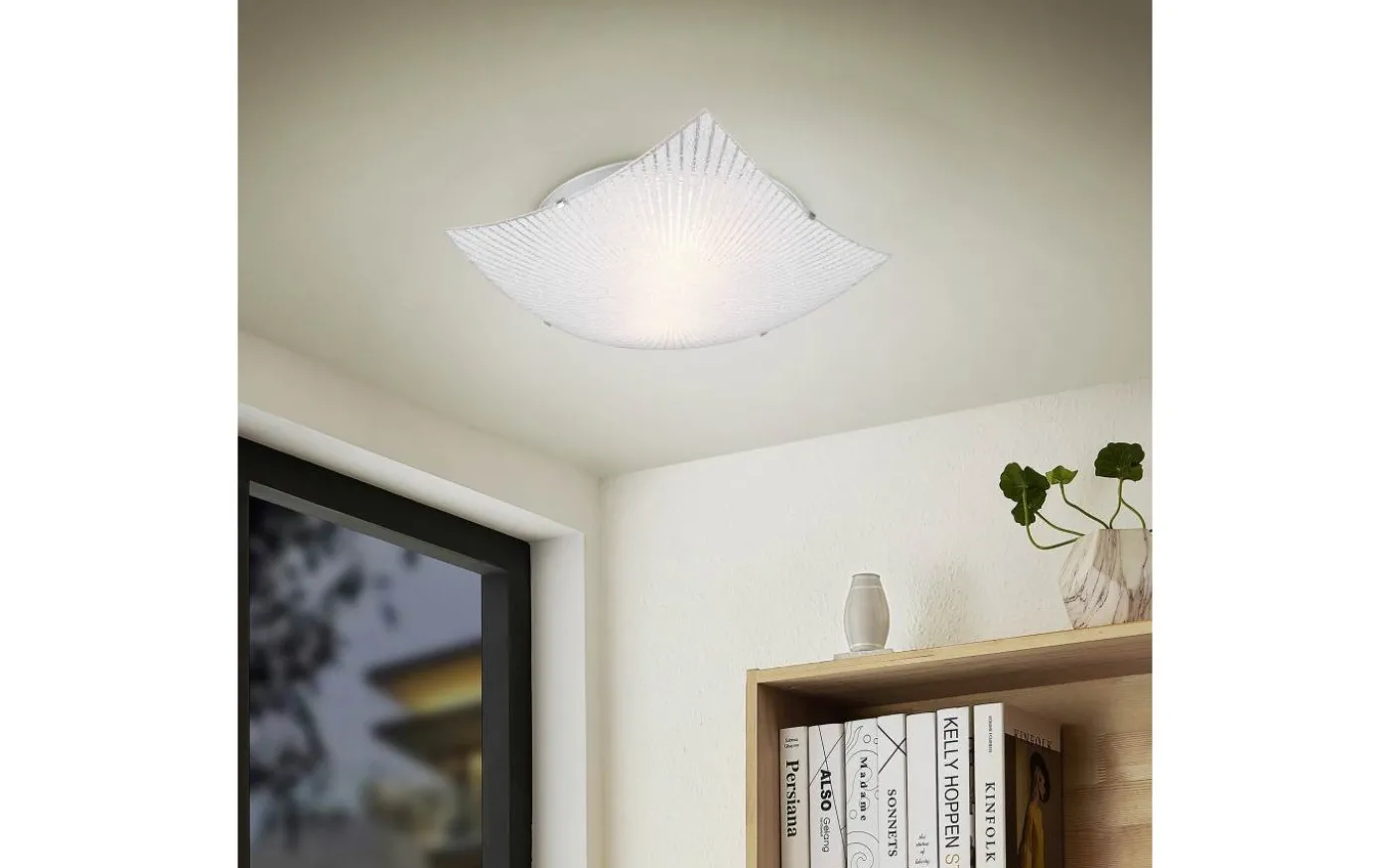 Elisa Plafond 40cm 2xE27 krom