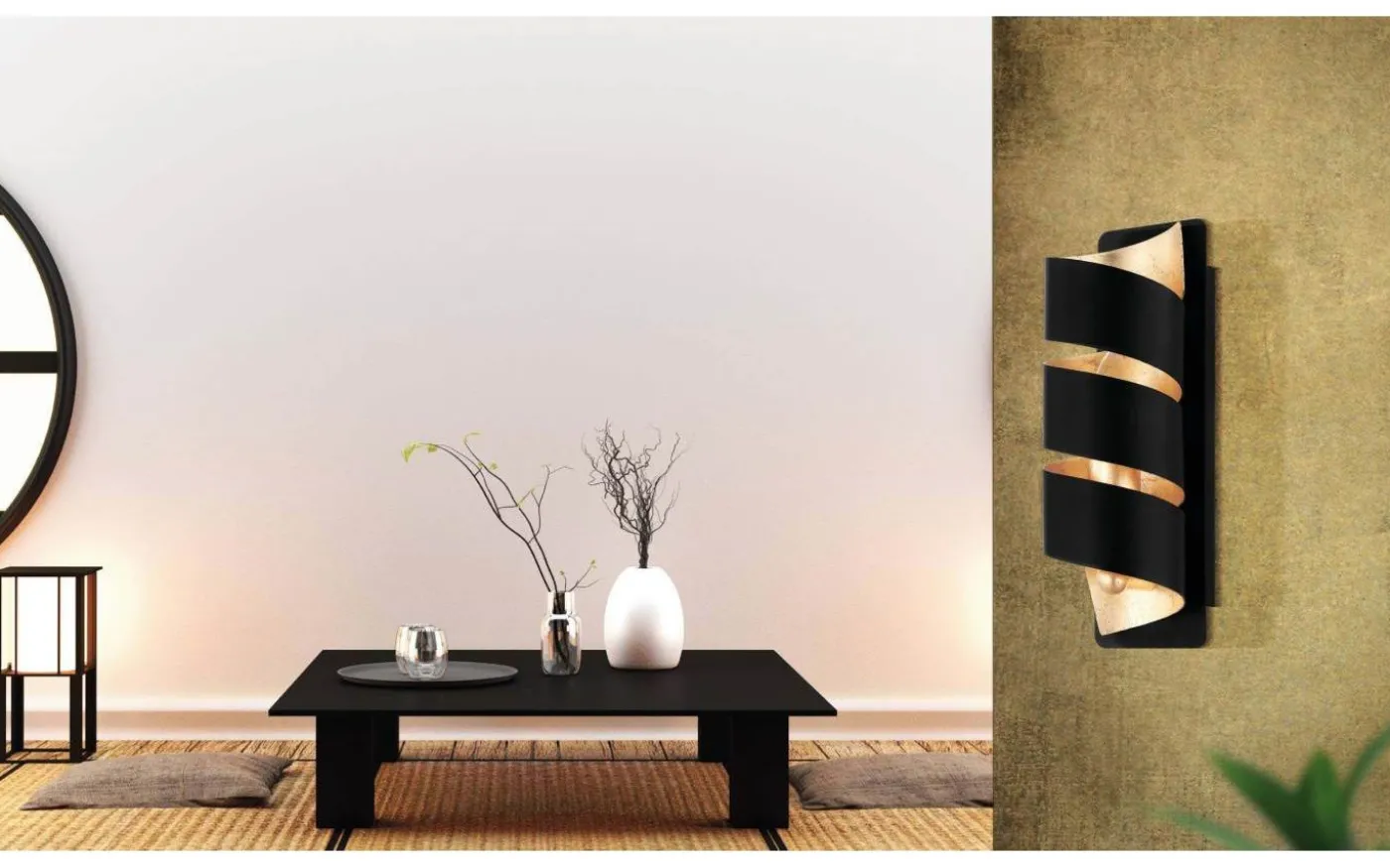 Elizondo Vägglampa Svart