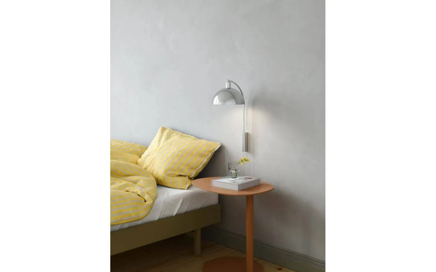 Ellen Vägglampa Krom