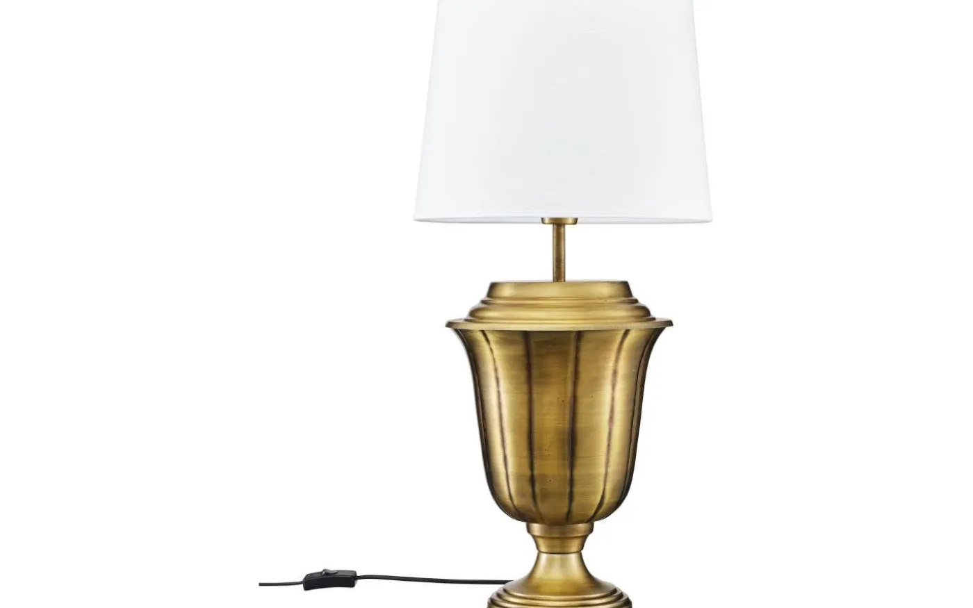 Elli Lampfot 45cm Antikmässing