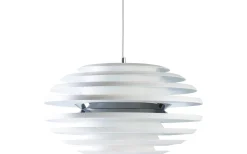 Ellipse Taklampa 50cm Vit/Krom