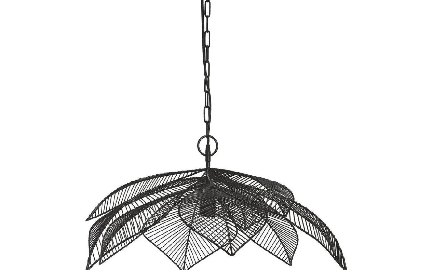 Elm Taklampa 70cm Svart