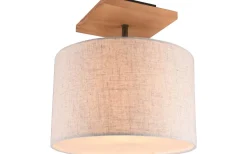 Elmau Plafond E27 naturvit