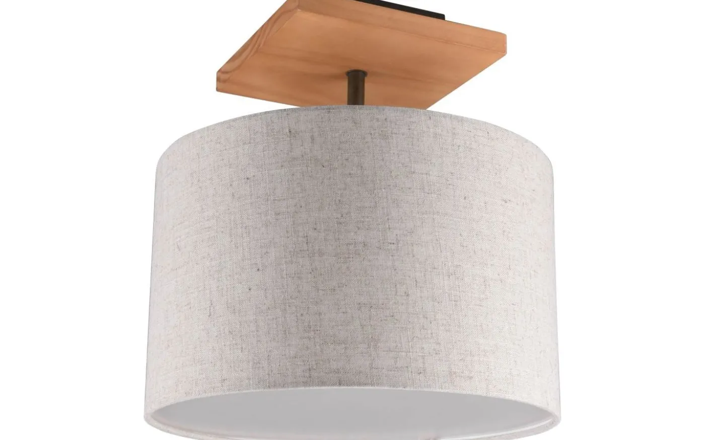 Elmau Plafond E27 naturvit