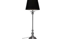 Elsa Lampfot 48cm Borstad Krom